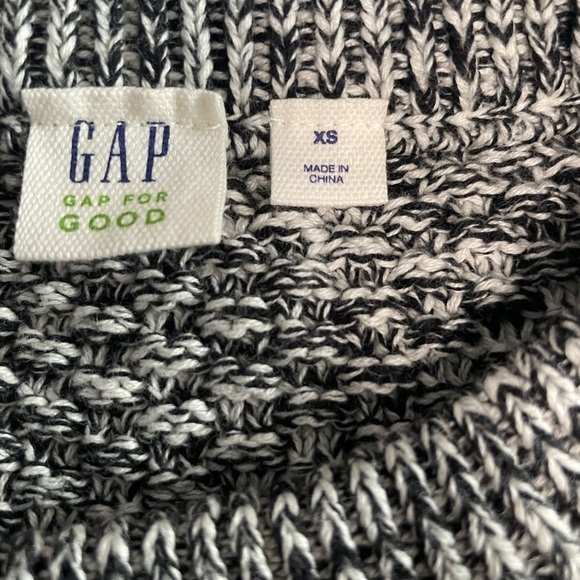 Gap chunky textured knitted marled crewneck cotton sweater. Size Small - Picture 5 of 5